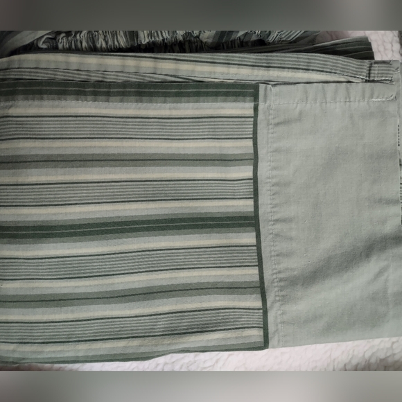 SOLD Vintage Striped Twin Sheet 3 Pc Set - Cotton Blend 12" Deep Pockets NwoT - Picture 3 of 5